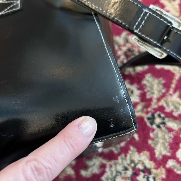 Mcklein Travel case black leather GUC - Picture 16 of 16